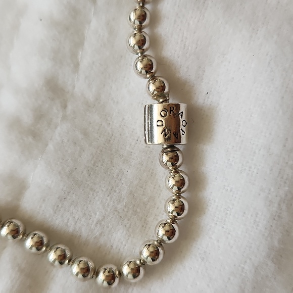 Pandora Silver Beaded Necklace - Picture 3 of 6